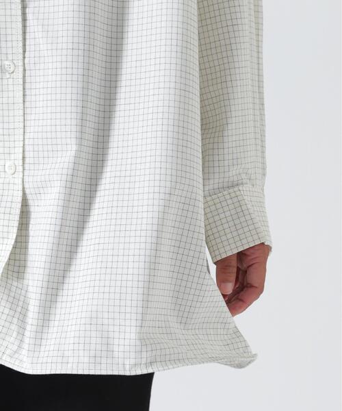 YENN(イエン)の「YENN(イエン)WIRED ONER SHIRT(シャツ/ブラウス・レディース・ブルー/ホワイト・F)」の10枚目の写真