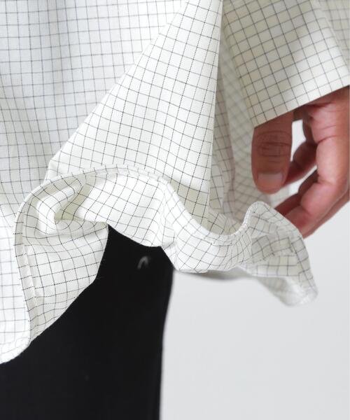 YENN(イエン)の「YENN(イエン)WIRED ONER SHIRT(シャツ/ブラウス・レディース・ブルー/ホワイト・F)」の11枚目の写真