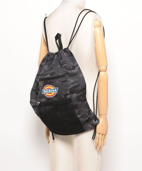 Dickies（ディッキーズ）の「【Dickies】DK ICON LOGO KANPSACK CAMO / ディッキーズ アイコンロゴ ナップサック カモ柄（バックパック/リュック・メンズ・チャコール/アーミー・FREE）」の7枚目の写真