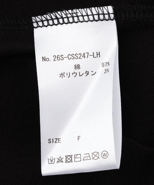 L.H.P（エルエイチピー）の「DeEVA/ディーヴァ/off-Shoulder Tee（Tシャツ/カットソー・レディース・ホワイト/ブラック・F）」の18枚目の写真