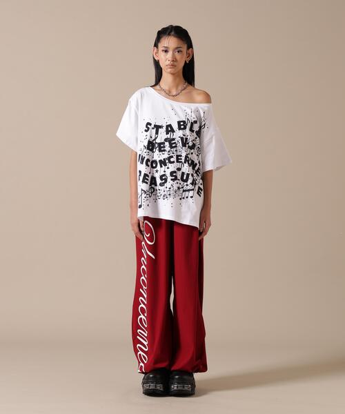 L.H.P（エルエイチピー）の「DeEVA/ディーヴァ/off-Shoulder Tee（Tシャツ/カットソー・レディース・ホワイト/ブラック・F）」の11枚目の写真