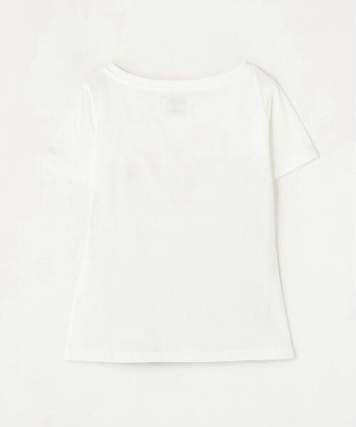L.H.P（エルエイチピー）の「DeEVA/ディーヴァ/off-Shoulder Tee（Tシャツ/カットソー・レディース・ホワイト/ブラック・F）」の4枚目の写真