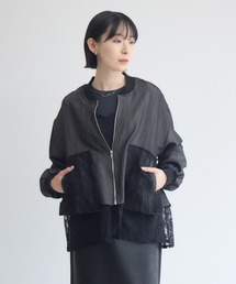 Dignite Collier メッシュ半袖ジャケット（テーラードジャケット