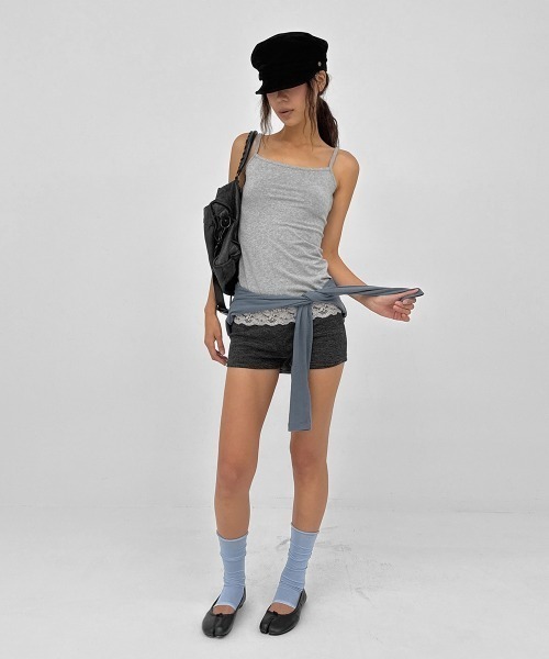 BLACKUP（ブラックアップ）の「[MADE] トムアンドローウエストショートパンツ（その他パンツ・レディース・ブラック/チャコール・MEDIUM/SMALL）」の15枚目の写真