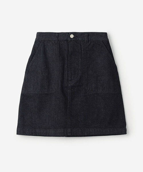 ORCIVAL（オーシバル）の「ORCIVAL | デニム ミニスカート INDIGO WOMEN（デニムスカート・レディース・ダークインディゴブルー・1）」の2枚目の写真