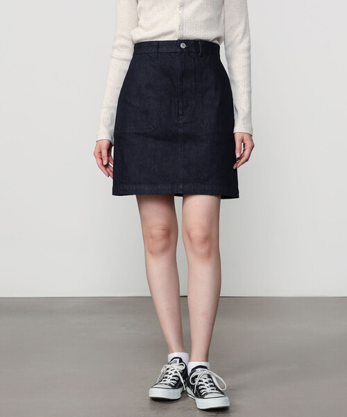 ORCIVAL（オーシバル）の「ORCIVAL | デニム ミニスカート INDIGO WOMEN（デニムスカート・レディース・ダークインディゴブルー・1）」の12枚目の写真