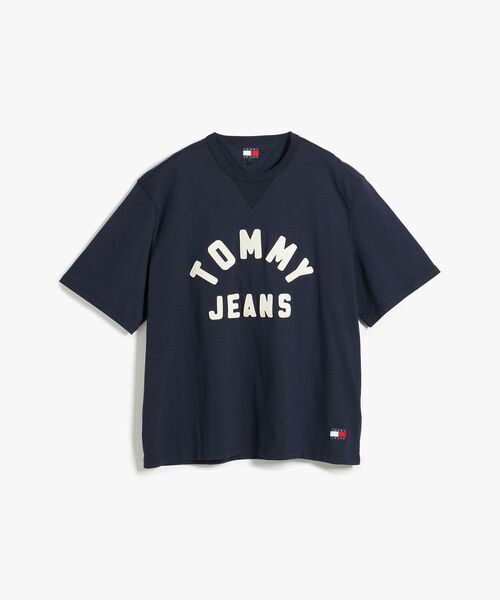 tommy jeans（トミー ジーンズ）の「ユニセックス クラシックロゴ入りオーバーサイズTシャツ（Tシャツ/カットソー・メンズ・ネイビー/グリーン系その他4・LARGE/SMALL/MEDIUM）」の18枚目の写真