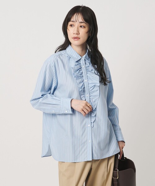 UNITED ARROWS(ユナイテッドアローズ)の「アシンメトリー フリル レギュラーシャツ(シャツ/ブラウス・レディース・その他2/その他1・FREE)」の13枚目の写真