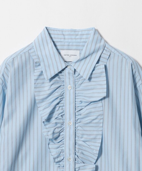 UNITED ARROWS(ユナイテッドアローズ)の「アシンメトリー フリル レギュラーシャツ(シャツ/ブラウス・レディース・その他2/その他1・FREE)」の11枚目の写真
