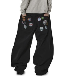 Openyard（オープンヤード）の「『Openyard オープンヤード』PINBOARD WIDE VOLUME PANTS ピンボードワイドボリューム パンツ（デニムパンツ）」