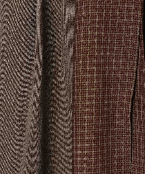PBLIM(ページボーイリム)の「《UNISEX/セットアップ対応》タイスカーフツキスラックス(スラックス・レディース・チャコールグレー/ブラウン・MEDIUM/LARGE)」の12枚目の写真