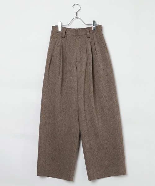 PBLIM(ページボーイリム)の「《UNISEX/セットアップ対応》タイスカーフツキスラックス(スラックス・レディース・チャコールグレー/ブラウン・MEDIUM/LARGE)」の11枚目の写真
