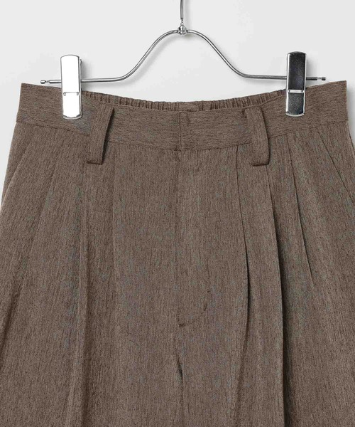 PBLIM(ページボーイリム)の「《UNISEX/セットアップ対応》タイスカーフツキスラックス(スラックス・レディース・チャコールグレー/ブラウン・MEDIUM/LARGE)」の10枚目の写真