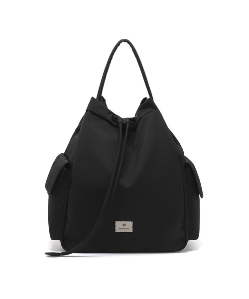 Snow Peak(スノーピーク)の「Snow Peak / SOFTWILL BUCKET BAG 7L ソフトウィル バケットバッグ 7L 海外限定(ショルダーバッグ・レディース・ブラック/ベージュ/ブラウン・ONE SIZE)」の1枚目の写真