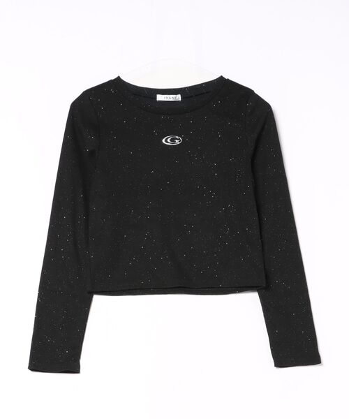 INGNI(イング)の「メタルロゴラメリブロンTシャツ(Tシャツ/カットソー・レディース・ブラウン/オフホワイト/ブラック・M)」の22枚目の写真