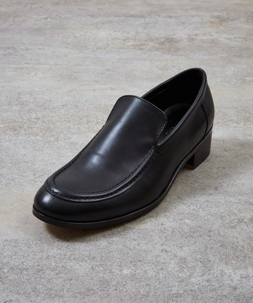 PADRONE（パドローネ）の「【PADRONE】BL Moccasin SHOES（モカシン/デッキシューズ・メンズ・ブラック・42/41）」の3枚目の写真
