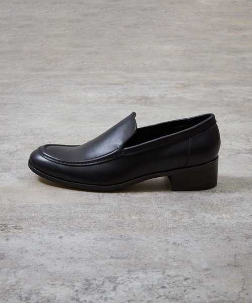 PADRONE（パドローネ）の「【PADRONE】BL Moccasin SHOES（モカシン/デッキシューズ・メンズ・ブラック・42/41）」の6枚目の写真