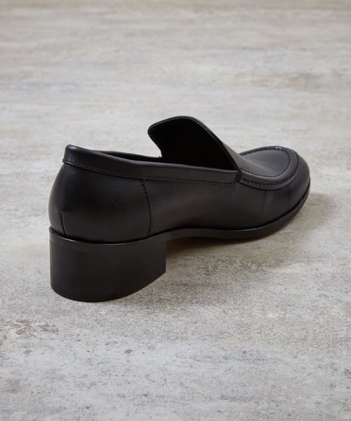 PADRONE（パドローネ）の「【PADRONE】BL Moccasin SHOES（モカシン/デッキシューズ・メンズ・ブラック・42/41）」の9枚目の写真