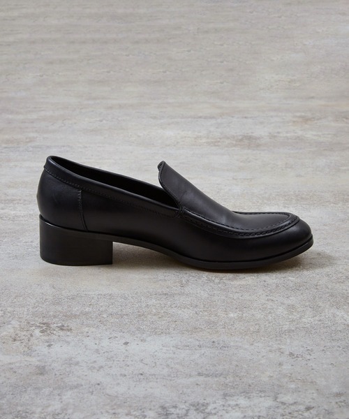 PADRONE（パドローネ）の「【PADRONE】BL Moccasin SHOES（モカシン/デッキシューズ・メンズ・ブラック・42/41）」の10枚目の写真