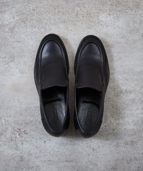 PADRONE（パドローネ）の「【PADRONE】BL Moccasin SHOES（モカシン/デッキシューズ・メンズ・ブラック・42/41）」の12枚目の写真