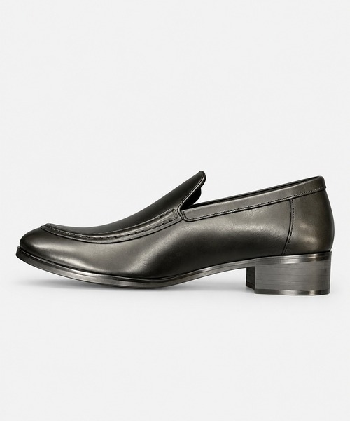 PADRONE（パドローネ）の「【PADRONE】BL Moccasin SHOES（モカシン/デッキシューズ・メンズ・ブラック・42/41）」の18枚目の写真