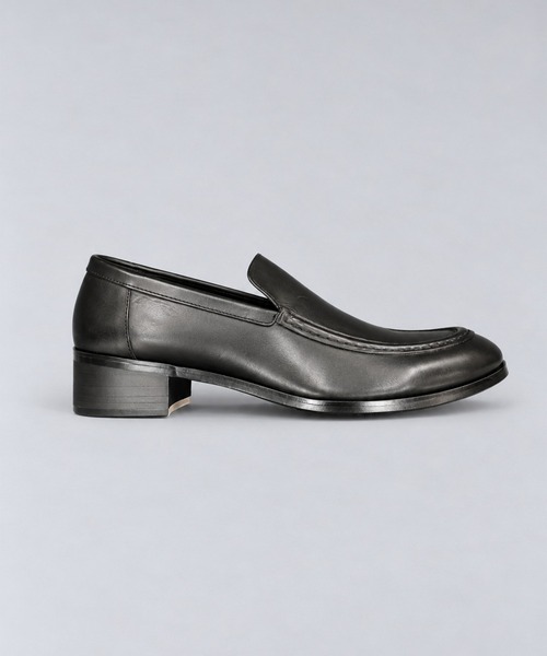 PADRONE（パドローネ）の「【PADRONE】BL Moccasin SHOES（モカシン/デッキシューズ・メンズ・ブラック・42/41）」の19枚目の写真
