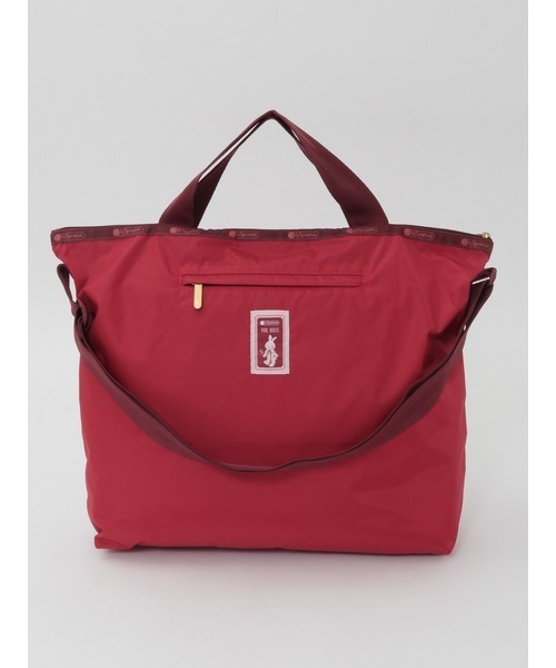 PINK HOUSE（ピンクハウス）の「PH ROYAL BERRY DELUXE ZIPTOP TOTE（トートバッグ・レディース・ネイビー/レッド・フリー）」の5枚目の写真