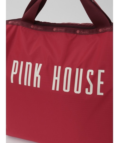 PINK HOUSE（ピンクハウス）の「PH ROYAL BERRY DELUXE ZIPTOP TOTE（トートバッグ・レディース・ネイビー/レッド・フリー）」の7枚目の写真