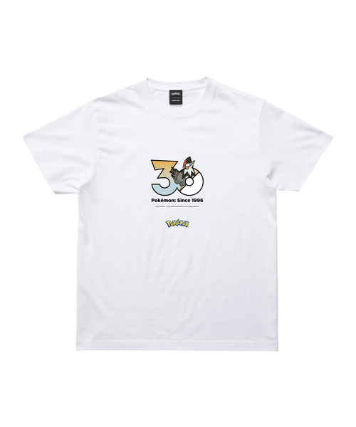 ZOZOSPOT(ゾゾスポット)の「Pokemon 30th Anniversary 1025 T-shirt 「ムクホーク」(Tシャツ/カットソー・レディース・ホワイト・SMALL/MEDIUM/LARGE/X-LARGE/XX-LARGE/XXX-LARGE/100cm/110cm/120cm/130cm/140cm/150cm/160cm)」の1枚目の写真