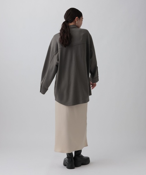 LEPSIM(レプシィム)の「ポンチボタンシャツチュニック 1068673(シャツ/ブラウス・レディース・ピンク/ネイビー/チャコールグレー/ブラウン・FREE)」の10枚目の写真