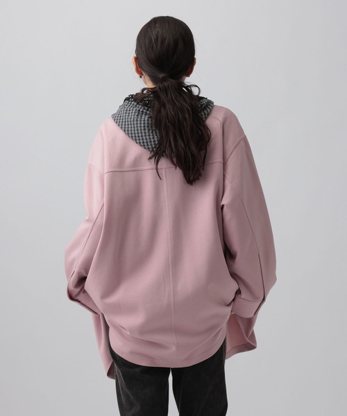 LEPSIM(レプシィム)の「ポンチボタンシャツチュニック 1068673(シャツ/ブラウス・レディース・ピンク/ネイビー/チャコールグレー/ブラウン・FREE)」の13枚目の写真