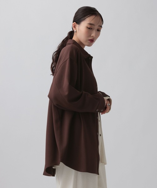 LEPSIM(レプシィム)の「ポンチボタンシャツチュニック 1068673(シャツ/ブラウス・レディース・ピンク/ネイビー/チャコールグレー/ブラウン・FREE)」の18枚目の写真