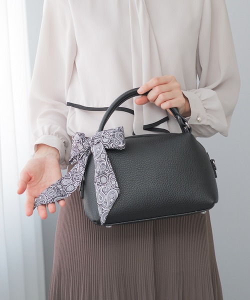 festinalente(フェスティナレンテ)の「2way mini hand bag(ハンドバッグ・レディース・ブラック/グレー/ベージュ・ONE SIZE)」の10枚目の写真