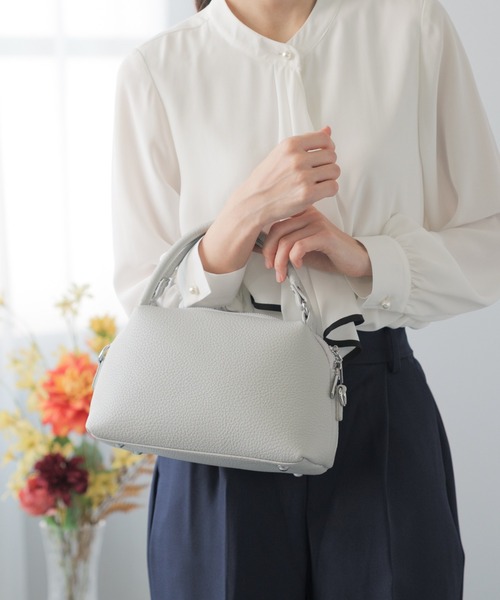 festinalente(フェスティナレンテ)の「2way mini hand bag(ハンドバッグ・レディース・ブラック/グレー/ベージュ・ONE SIZE)」の12枚目の写真