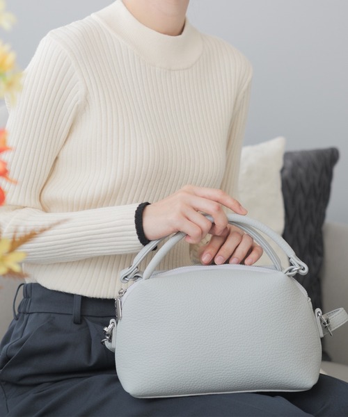 festinalente(フェスティナレンテ)の「2way mini hand bag(ハンドバッグ・レディース・ブラック/グレー/ベージュ・ONE SIZE)」の15枚目の写真