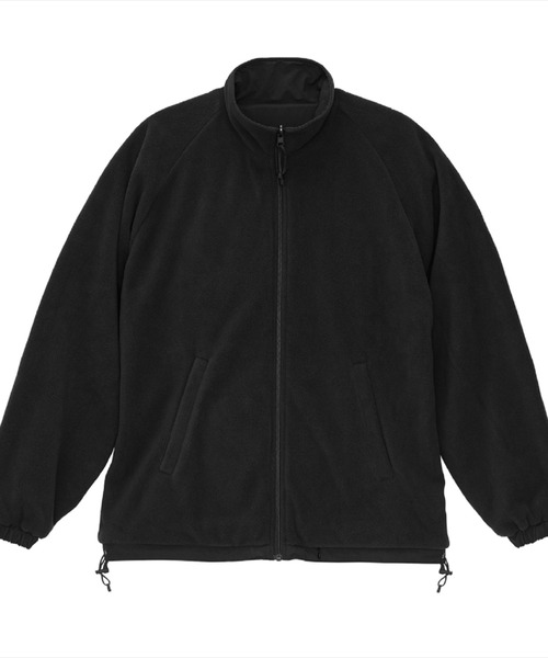 Ol' Basics（オールベーシックス）の「Ol' Basics（オール・ベーシックス） トラックジャケット リバーシブル 2WAY U.S.ARMY ロゴプリント ナイロン フリース トレーニングジャケット ナイロンジャケット ウインドブレーカー フリースジャケット アウター アメカジ ミリタリー メンズ レディース ユニセックス（ブルゾン・メンズ・ダークオリーブ/ネイビー/ブラウン/ブラック・M/L/XL）」の5枚目の写真