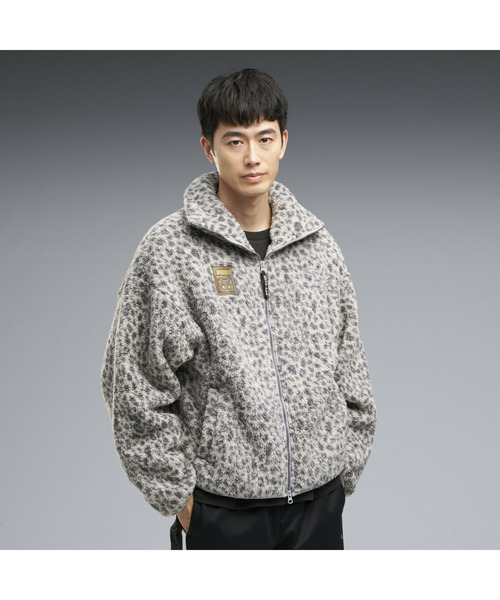 PUMA(プーマ)の「PUMA プーマ ユニセックス NEKO-san フリース T7 ジップ ジャケット(ジャージ・メンズ・グレー/ベージュ・SMALL/MEDIUM/XX-LARGE/X-LARGE/LARGE)」の1枚目の写真