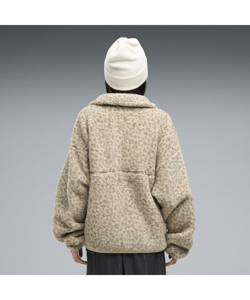 PUMA(プーマ)の「PUMA プーマ ユニセックス NEKO-san フリース T7 ジップ ジャケット(ジャージ・メンズ・グレー/ベージュ・SMALL/MEDIUM/XX-LARGE/X-LARGE/LARGE)」の4枚目の写真