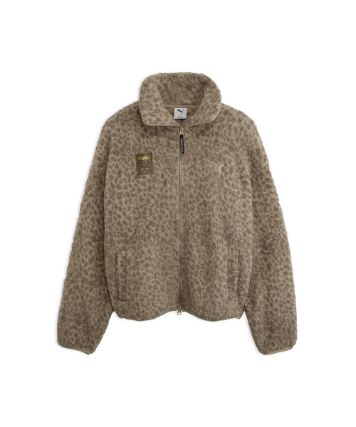PUMA(プーマ)の「PUMA プーマ ユニセックス NEKO-san フリース T7 ジップ ジャケット(ジャージ・メンズ・グレー/ベージュ・SMALL/MEDIUM/XX-LARGE/X-LARGE/LARGE)」の7枚目の写真