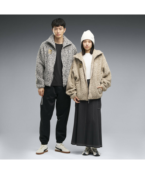 PUMA(プーマ)の「PUMA プーマ ユニセックス NEKO-san フリース T7 ジップ ジャケット(ジャージ・メンズ・グレー/ベージュ・SMALL/MEDIUM/XX-LARGE/X-LARGE/LARGE)」の17枚目の写真