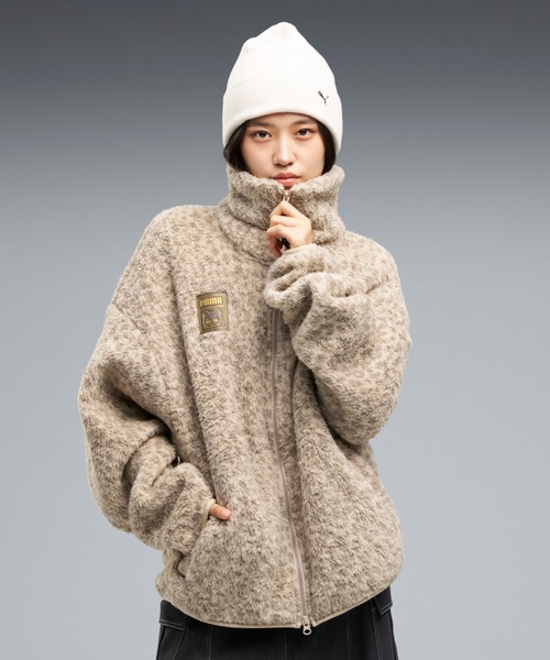 PUMA プーマ ユニセックス NEKO-san フリース T7 ジップ ジャケット