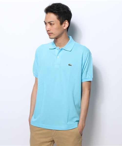 SHIPS（シップス）の「LACOSTE:POLO 1212 SHORT/SLEEVE（ポロシャツ・メンズ・ホワイト/グレー/ブラック/ライトピンク/レッド/ライム/サックスブルー/ネイビー/パープル/ブラウン/ピンク系その他/ダークグリーン/ロイヤルブルー/プラム/ベージュ/ピンク/ワインレッド/ワイン/イエロー/グリーン/ライトオリーブ/オリーブ/ライトブルー/スカイブルー/ブルー/ダークグレー/その他/レッド系その他/チャコールグレー/オレンジ/ブルー系その他/グレー系その他・SMALL/MEDIUM/LARGE/X-LARGE）」の20枚目の写真
