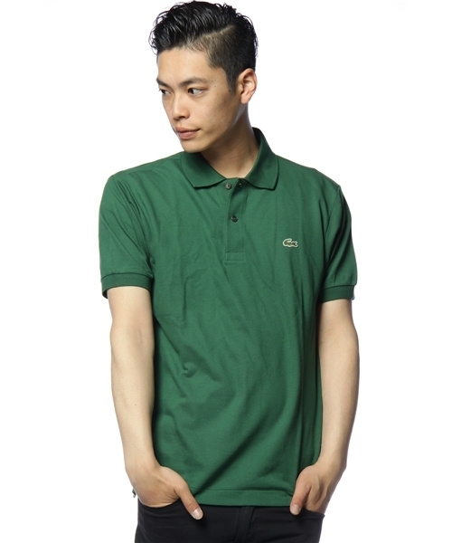 SHIPS（シップス）の「LACOSTE:POLO 1212 SHORT/SLEEVE（ポロシャツ・メンズ・ホワイト/グレー/ブラック/ライトピンク/レッド/ライム/サックスブルー/ネイビー/パープル/ブラウン/ピンク系その他/ダークグリーン/ロイヤルブルー/プラム/ベージュ/ピンク/ワインレッド/ワイン/イエロー/グリーン/ライトオリーブ/オリーブ/ライトブルー/スカイブルー/ブルー/ダークグレー/その他/レッド系その他/チャコールグレー/オレンジ/ブルー系その他/グレー系その他・SMALL/MEDIUM/LARGE/X-LARGE）」の11枚目の写真