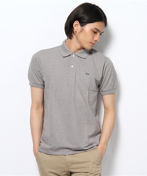SHIPS（シップス）の「LACOSTE:POLO 1212 SHORT/SLEEVE（ポロシャツ・メンズ・ホワイト/グレー/ブラック/ライトピンク/レッド/ライム/サックスブルー/ネイビー/パープル/ブラウン/ピンク系その他/ダークグリーン/ロイヤルブルー/プラム/ベージュ/ピンク/ワインレッド/ワイン/イエロー/グリーン/ライトオリーブ/オリーブ/ライトブルー/スカイブルー/ブルー/ダークグレー/その他/レッド系その他/チャコールグレー/オレンジ/ブルー系その他/グレー系その他・SMALL/MEDIUM/LARGE/X-LARGE）」の4枚目の写真