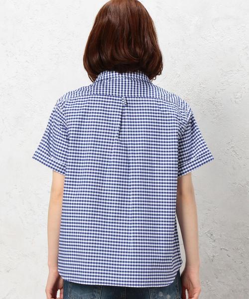 DANTON（ダントン）の「［ダントン］DANTON CB GGM S/S シャツ ◆（シャツ/ブラウス・レディース・ブラック/ネイビー・36）」の3枚目の写真