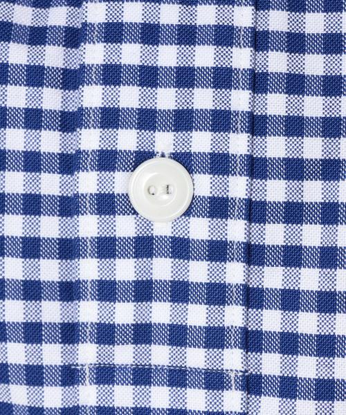 DANTON（ダントン）の「［ダントン］DANTON CB GGM S/S シャツ ◆（シャツ/ブラウス・レディース・ブラック/ネイビー・36）」の8枚目の写真