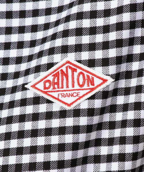 DANTON（ダントン）の「［ダントン］DANTON CB GGM S/S シャツ ◆（シャツ/ブラウス・レディース・ブラック/ネイビー・36）」の10枚目の写真