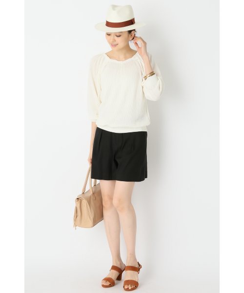 Spick & Span(スピックアンドスパン)の「マーベルト ショートパンツ◆(その他パンツ・レディース・ベージュ/ブラック・36/38)」の3枚目の写真