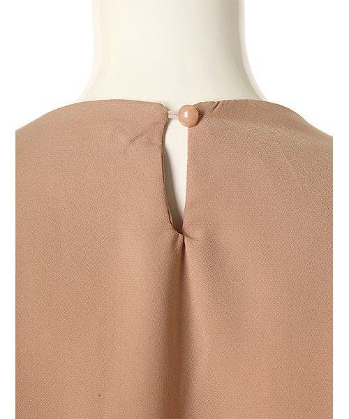 Color(カラー)の「フリルブラウス(シャツ/ブラウス・レディース・ベビーピンク/グレー/ホワイト/ネイビー/カーキ/キャメル/ブラック/スモークピンク/サックスブルー/ベージュ/イエロー/サーモンピンク・MEDIUM/SMALL)」の21枚目の写真