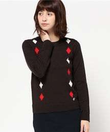 LOVELESS WOMENS | 【LOVELESS】WOMENS インターシャオルタネートアーガイルニット(ニット/セーター)